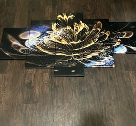 Large Framed Canvas Wall Art