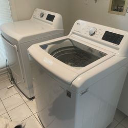 LG smart Washer And dryer 