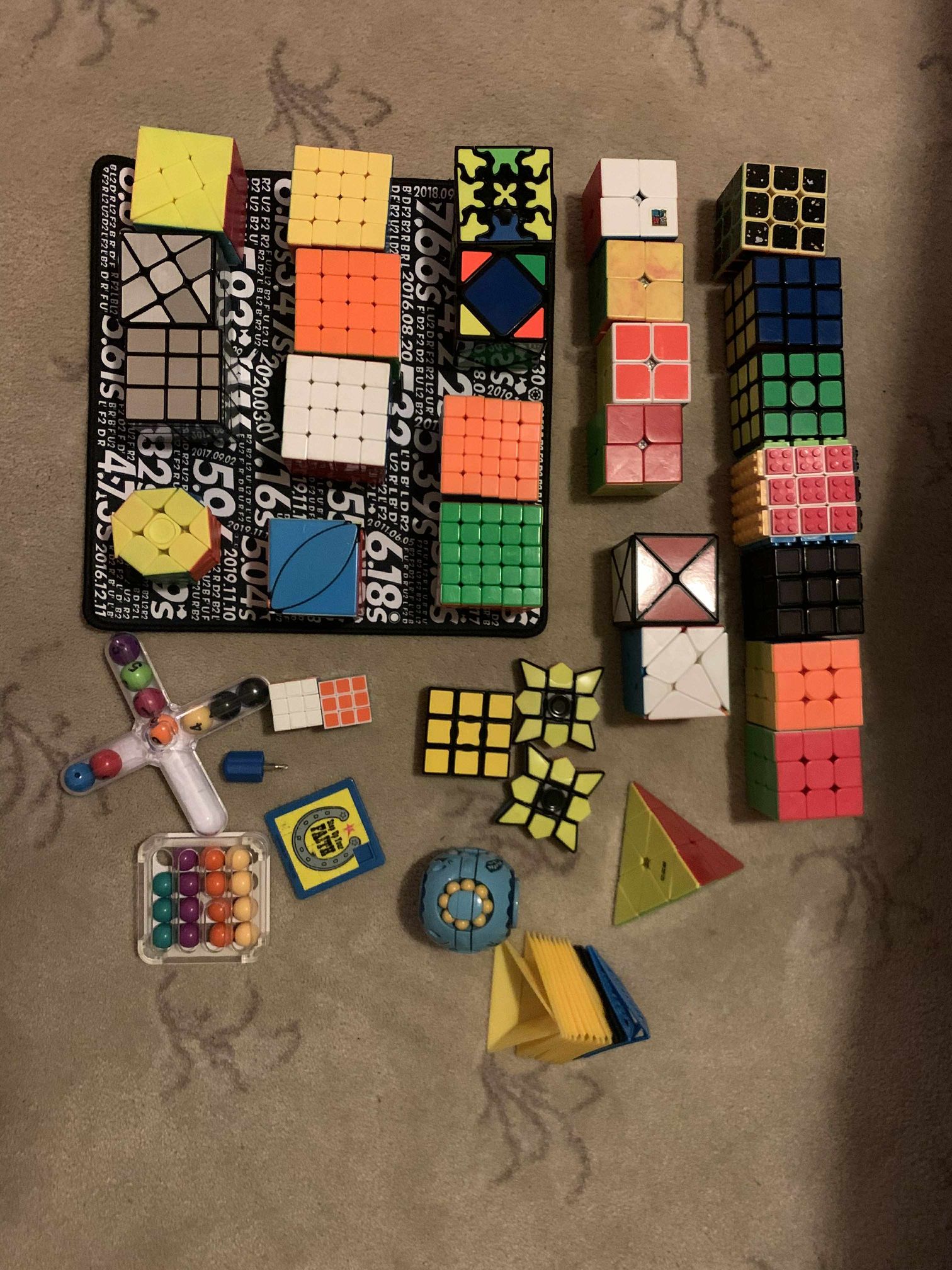 Puzzle cubes and other puzzles