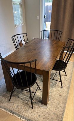 Solid Wood Pottery Barn Dining Table (TABLE ONLY)