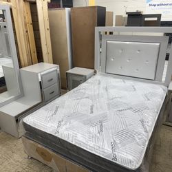 New Grey Bedroom Set (Full/Twin)