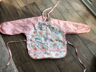 Toddler waterproof sleeved bib