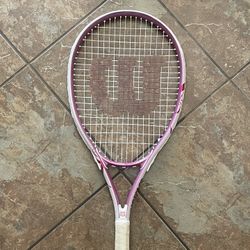 Wilson "Hope" Tennis Racket Pink 4 1/8 L1 Breast Cancer Awareness
