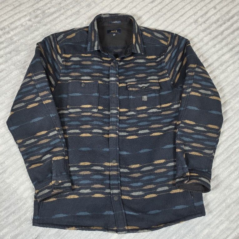 Roark Revival Mens Jacket Andes Long Sleeve Flannel Mens Large MSRP149.99