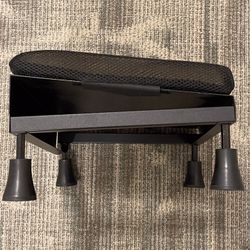 Small Black Metal STEP STOOL with 1/4" Incline - firm price