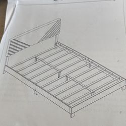 Brand New Queen Size Bed And Mattress 