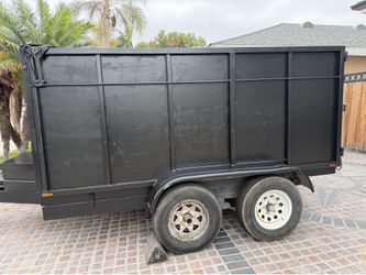 Dump trailer 78”x10’ x 48”