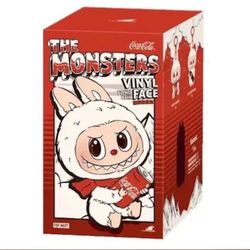 POPMART x coca-cola Labubu Vinyl Face