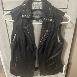 Woman’s Leather Vest New