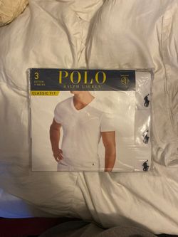 3 Ralph Lauren Polo V-Necks Size Large