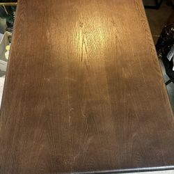 Wood And Metal Dining Set-Seats 4