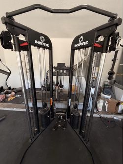 Inspire Functional Trainer Cable Machine – Dual Weight Stacks & Attachments