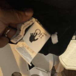 Off White Black On Black Hoodie 