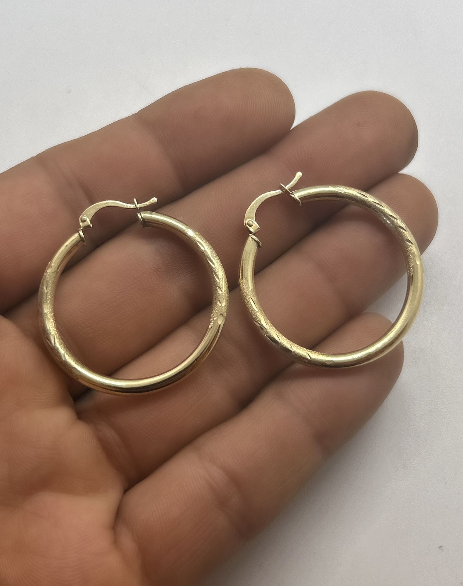 14k Gold Hoop Earrings