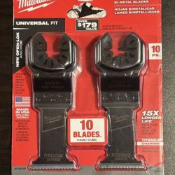 Milwaukee Multi Material Multi-Tool Blades 10 Pack