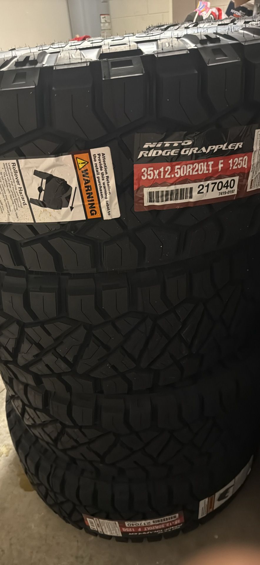 Nitto Ridge Grappler Tires 35x12.50R20LT
