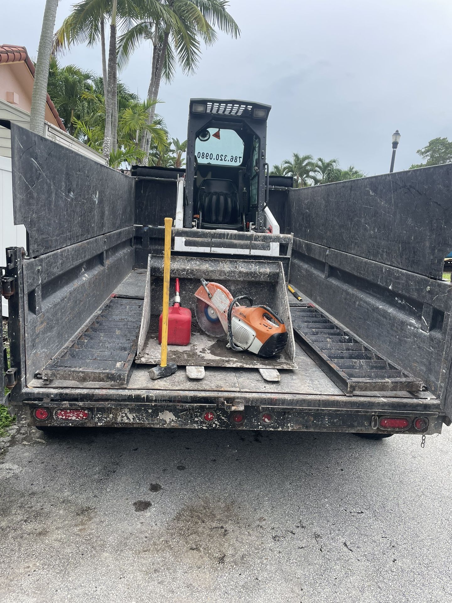 Bobcat And Excavator 