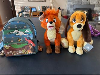Fox and the Hound bag a stuffed toys