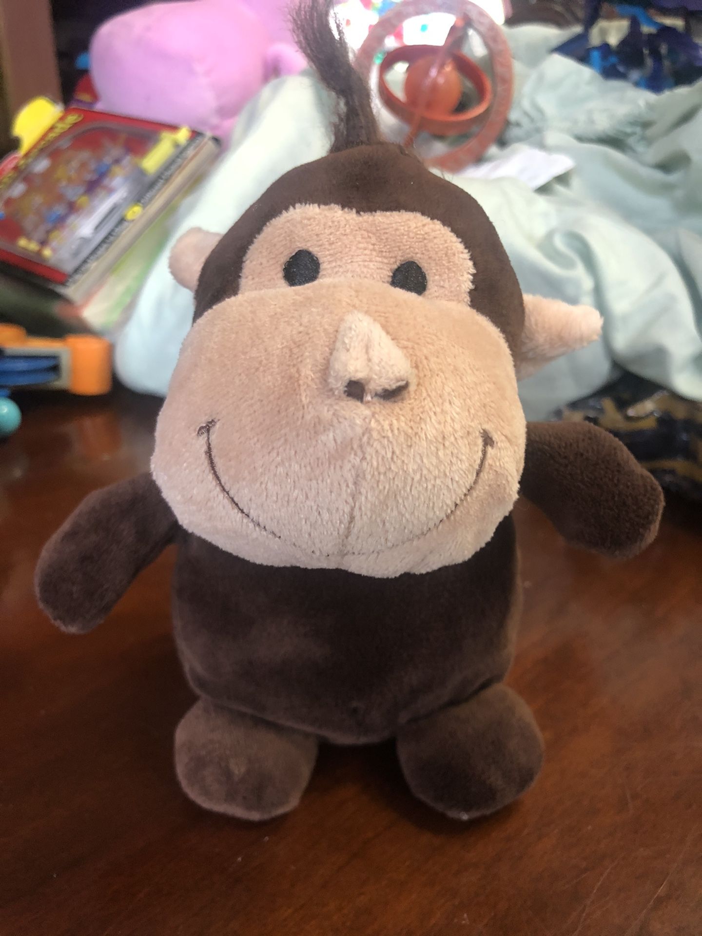 Chelsea teddy bear company plush bean bag buddies monkey 6.5”
