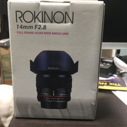 Rokinon 14mm 2.8