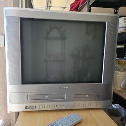 Vintage Toshiba MW20FP3 20" CRT TV DVD VCR Combo Retro Gaming Tested CASH ONLY FIRM PRICE