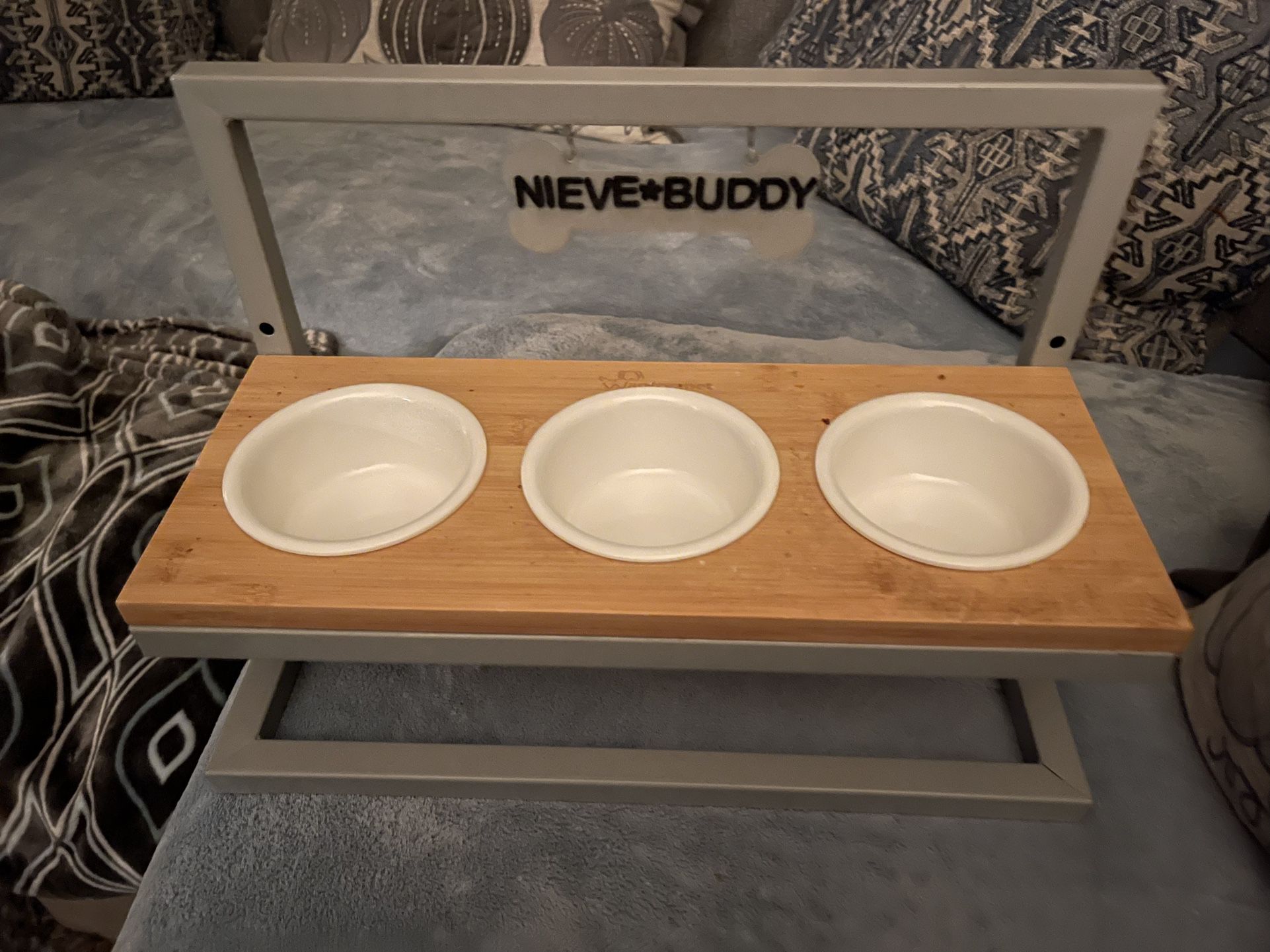 Elevated Dog Bowls 3 Height Levels 