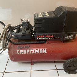 Sears Craftsman Compressor 3.5 HP, 15 Gal, 8.6 CFM Made in USA