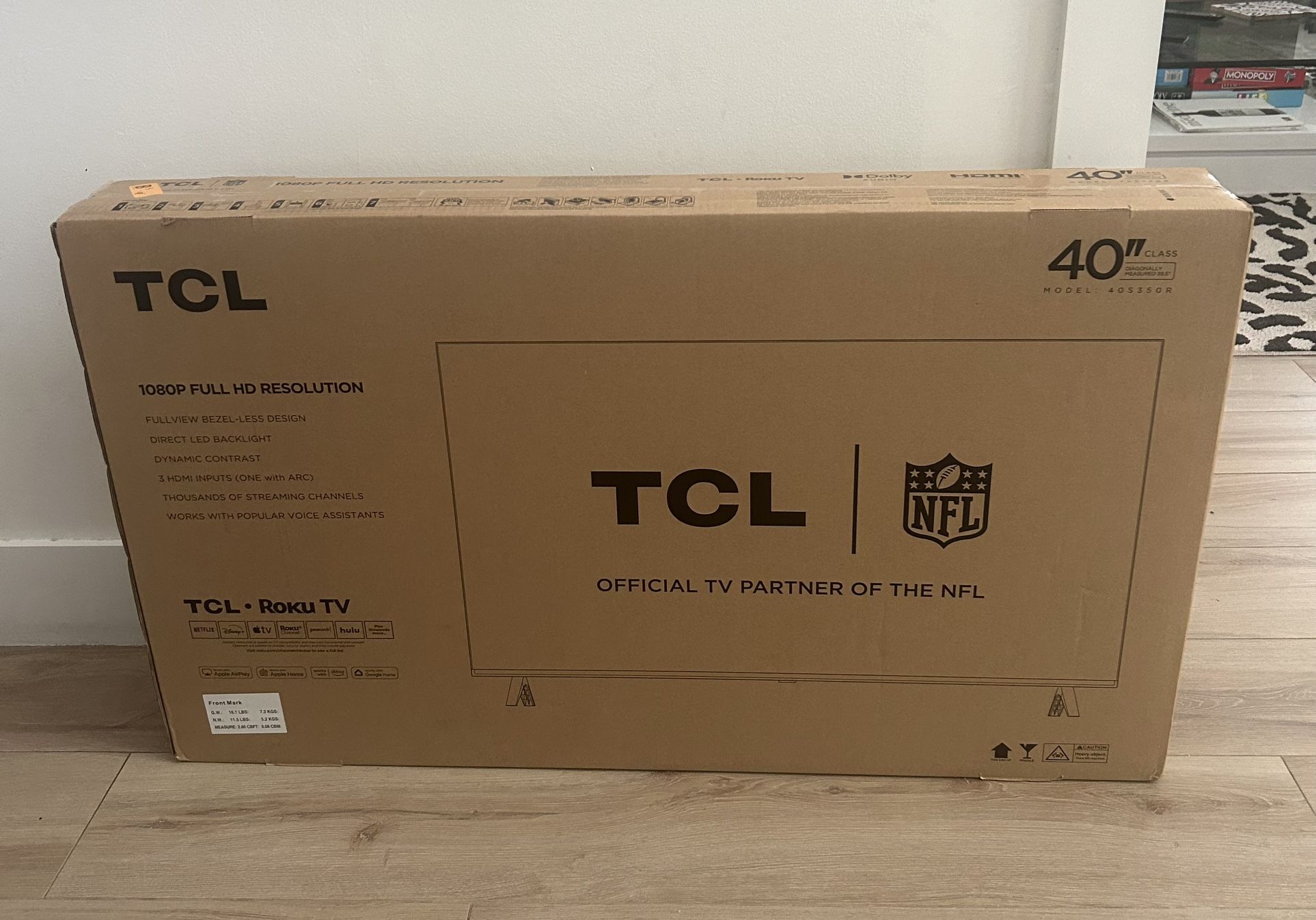 40’ Roku TV- Brand New In The Box