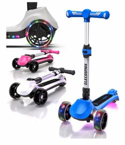 ELECOSMOS Kids Electric Scooter for Age 4-9