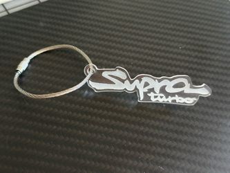 Supra Turbo JDM MKIV MK4 2JZ acrylic laser etch keychain JDM