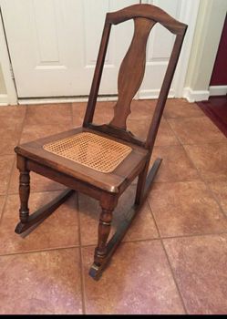 Antique nursing /sewing rocking chair