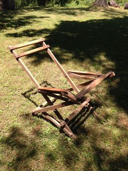 Antique Folding Beach Chair frame