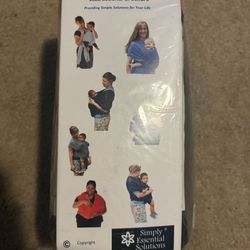 Dark Grey Baby Wrap Carrier