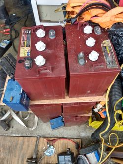6 volt deep-cycle industrial heavy-duty battery