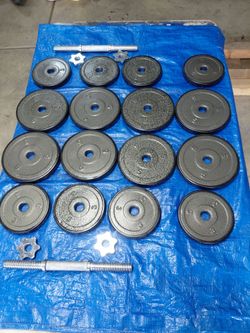 64lbs Metal Dumbbell Set