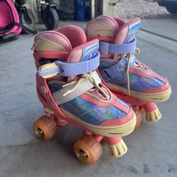 Gently Used Little Girl Rollerskates 