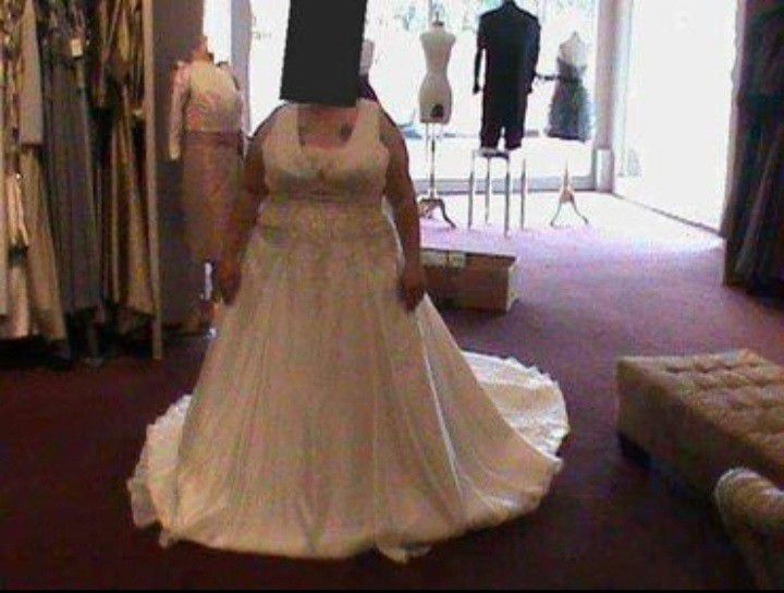 Wedding Dress with tags attached