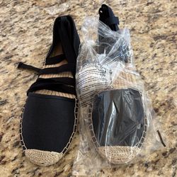 Just fab Lace Up Espadrilles