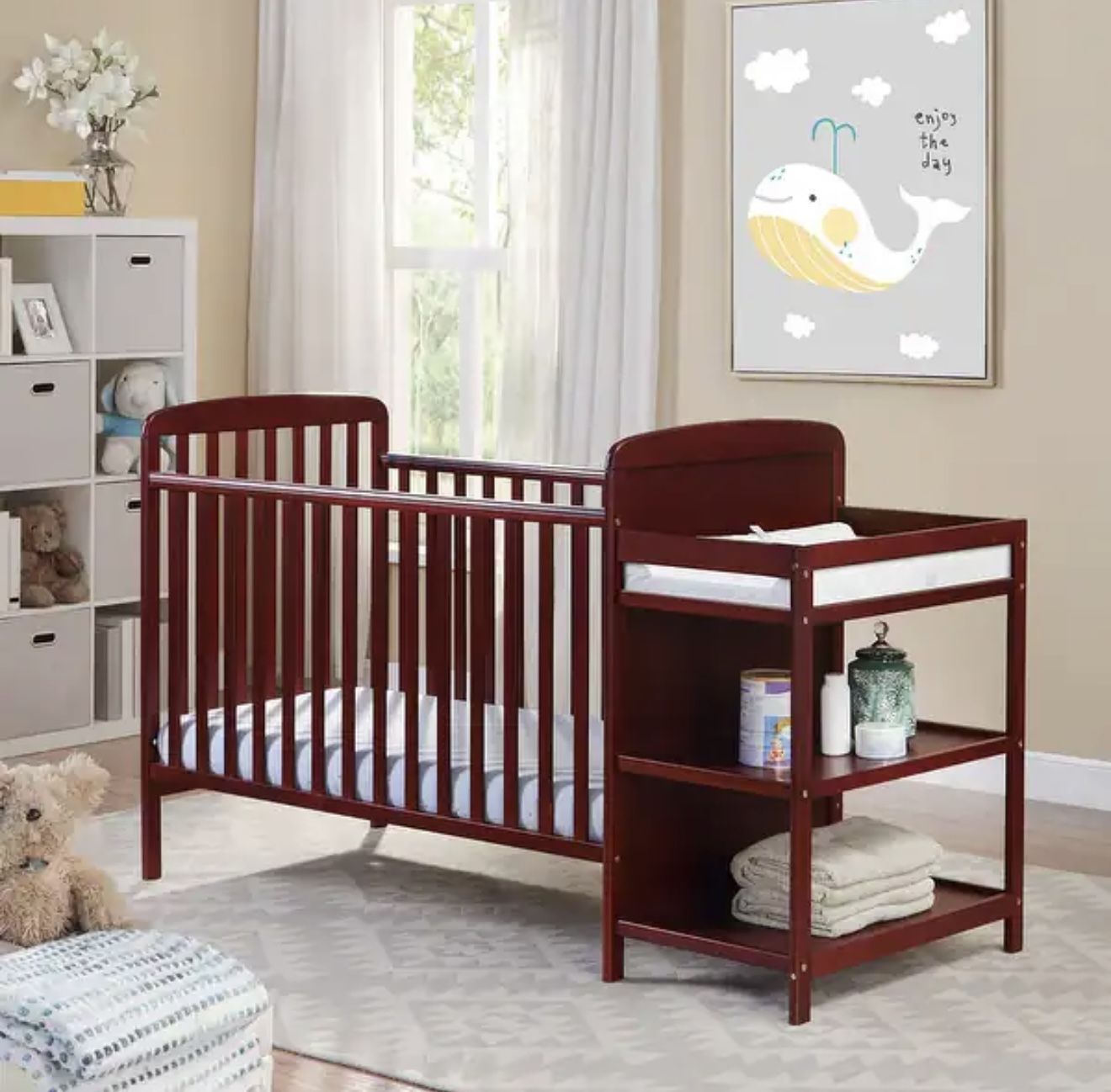 Crib and Changer Combo 3-in-1