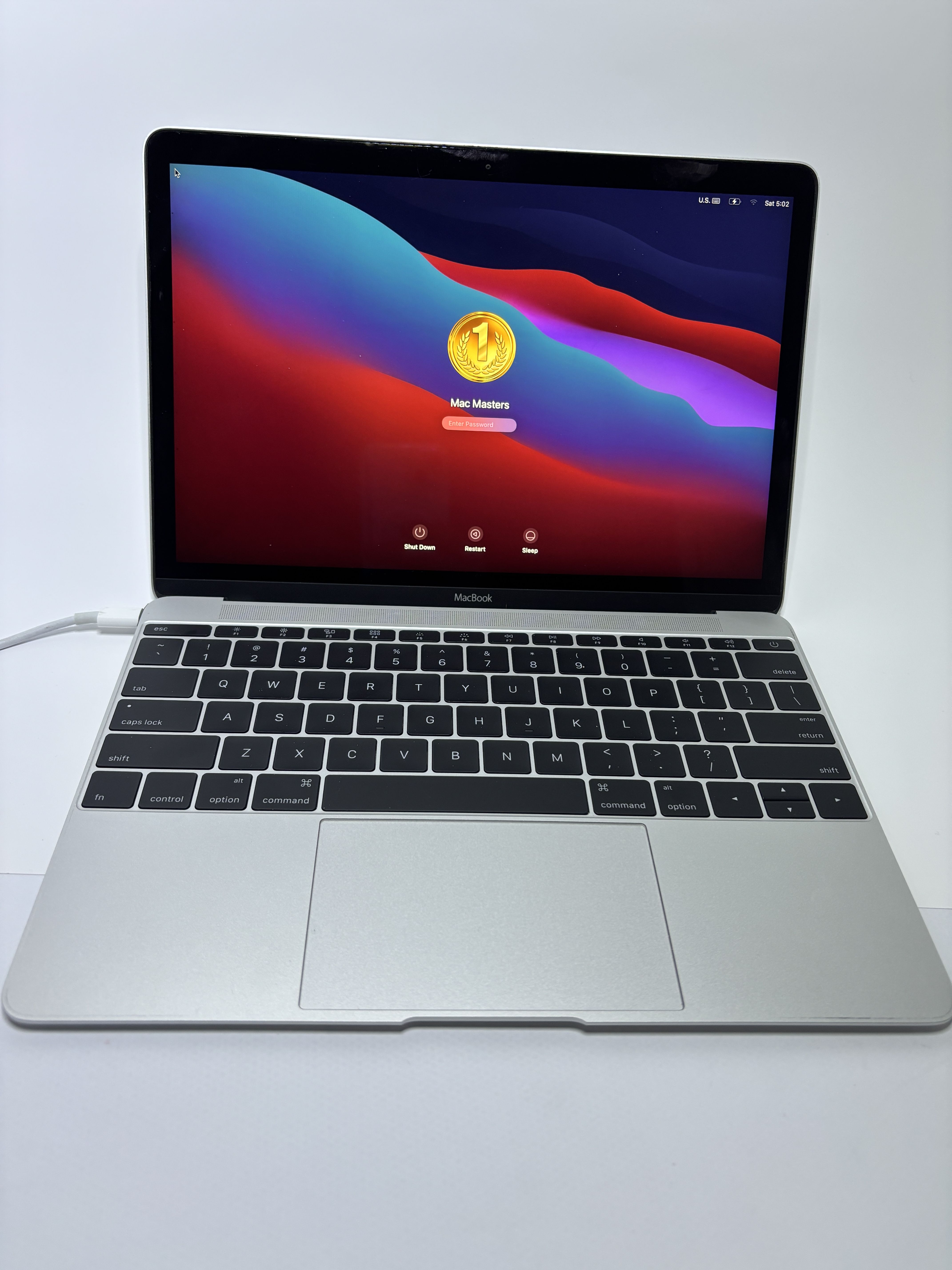 Apple Macbook 12" retina 2015 A1534 1.1Ghz Dual-core intel core 8GB RAM 256GB HDD Silver 12-inch