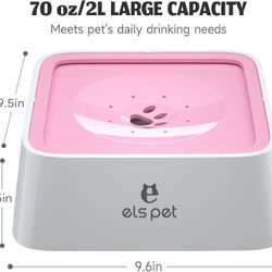 NEW PET Dog Water Bowl No Spill
