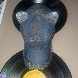 Denim Custom Cat Hat Made 