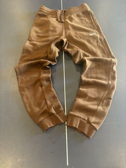 brown nike sweatpants 