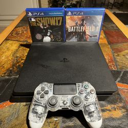 Playstation PS4 Slim With Games 