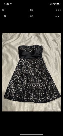 White House Black Market black lace dress size 0