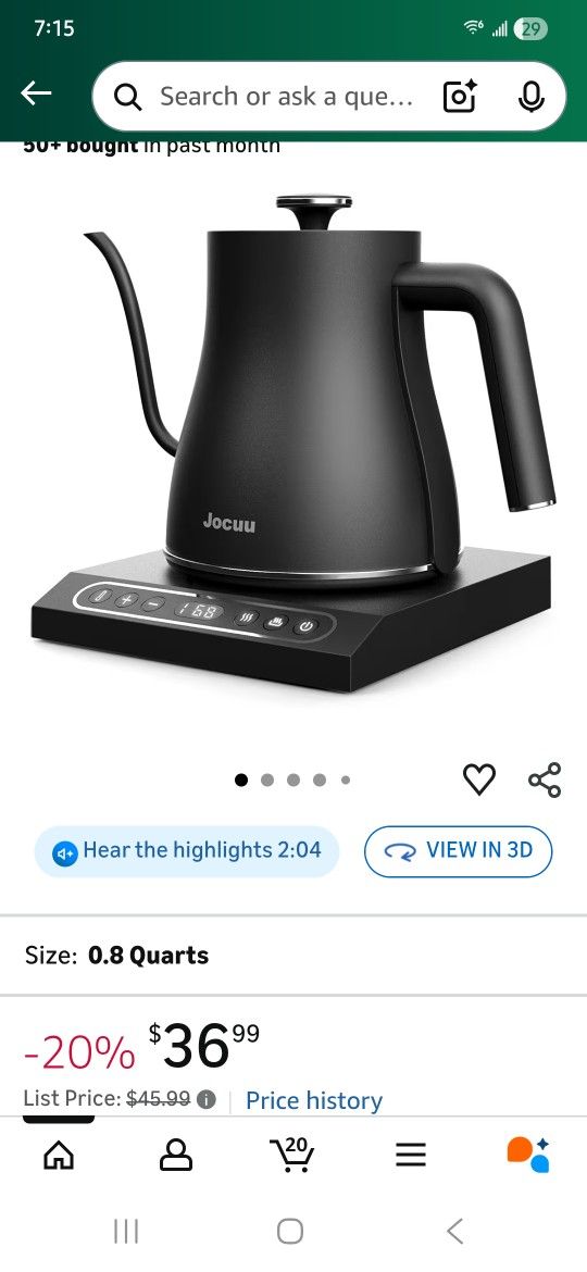 Gooseneck Tea Kettle