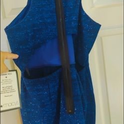 Blue Body Com Dress