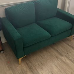 Emerald Green Sofa