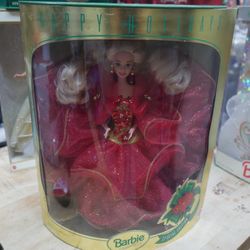 1993 Happy Holidays Special Edition Hallmark Barbie Doll Mattel #10824