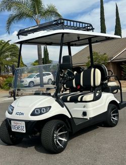 Registered golf cart